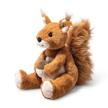 Faire-Steiff Stuffed Animals Steiff Plush Squirrel-Phil with Acorn